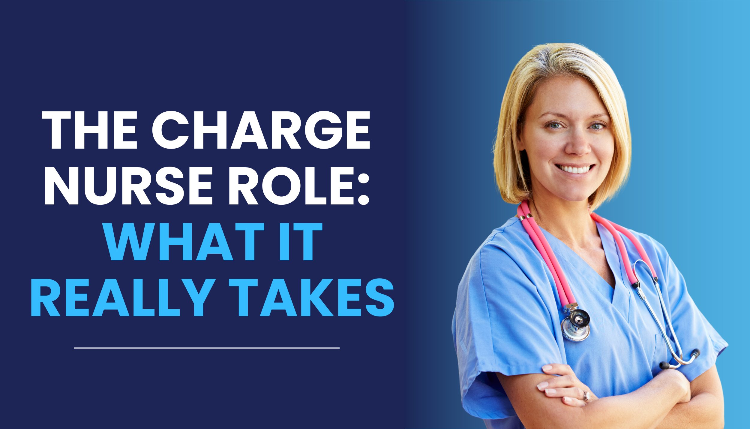 charge nurse smiling